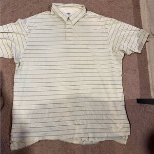 Climalite Mercerized Adidas Cotton Blend Striped Polo
